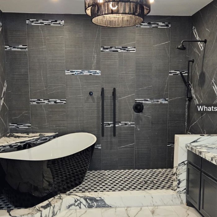 Team of interior designers collaborating